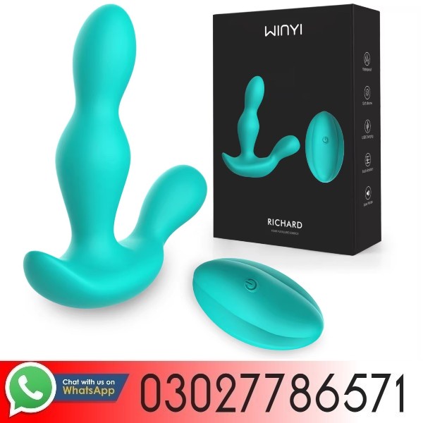 3 In 1 Anal Butt Plug With Sucking Dildo In Pakistan
