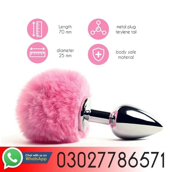 Anal Plug Playful Fluffy Bunny Tail Butt