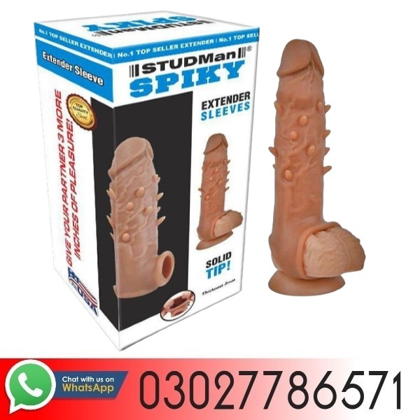 Brown Dildo Dotted Penis Sleeve