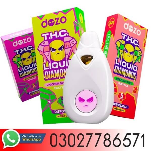 Dozo Thc Liquid Diamonds – 5g Disposable In Pakistan