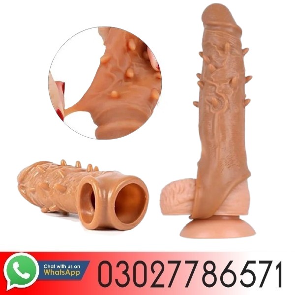 Dragon Dotted Spike Silicone Reusable Condom Sleeve