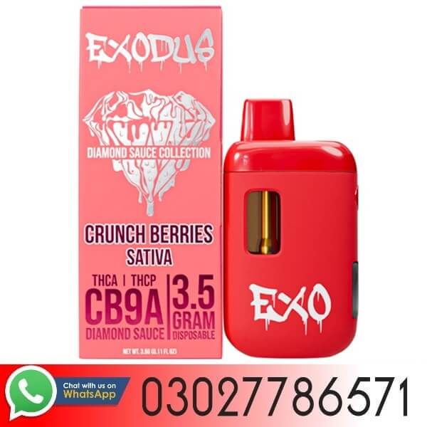 Exodus CB9A + THCA Diamond Sauce Disposables 3.5G In Pakistan