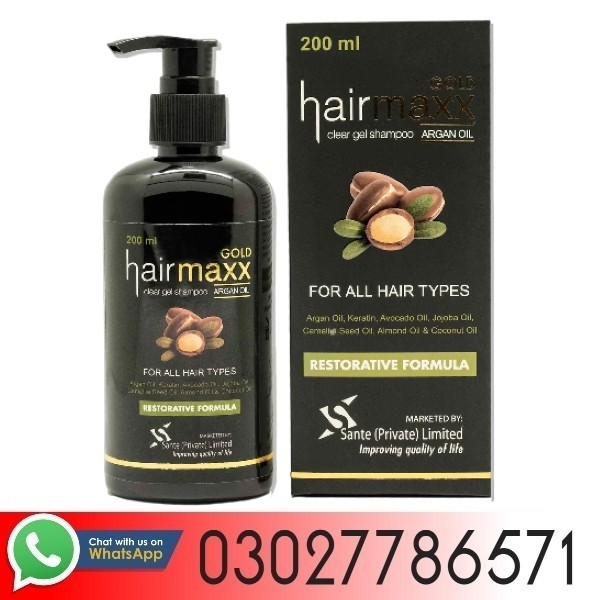 Hair Maxx Clear Gel Shampoo Gold 200ml