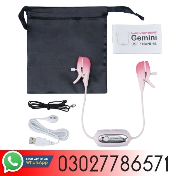Lovense Gemini Vibrating Nipple Clamps