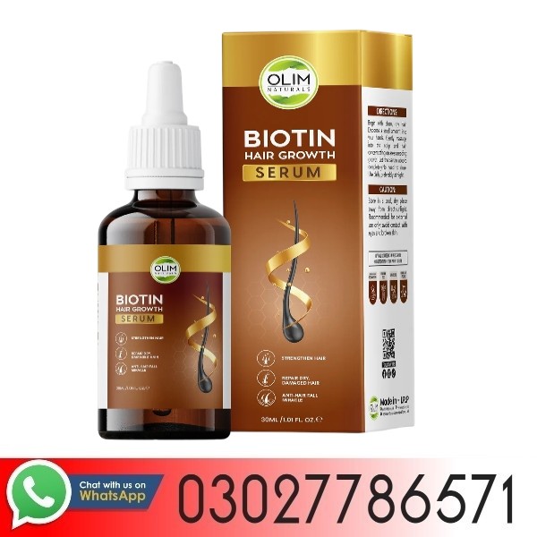 Olim Naturals - Biotin Hair Growth Serum In Pakistan