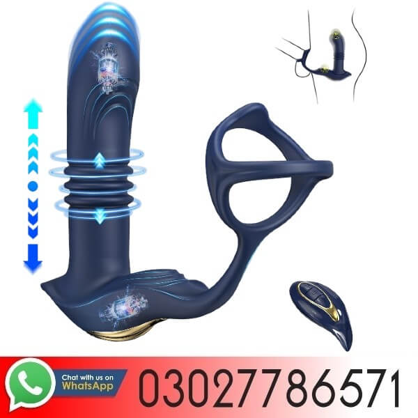 Prostate Massager With Double Cock Rings