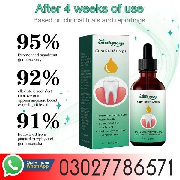 South Moon Gum Relief Drops In Pakistan