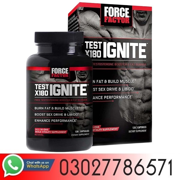Test X180 Ignite Capsule In Pakistan