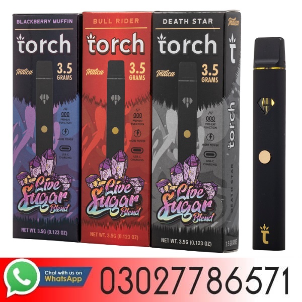 Torch Live Sugar Blend Disposable Vape 3.5g In Pakistan