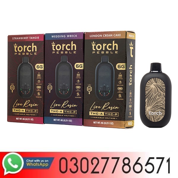 Torch Pebble Live Resin Disposable 6G In Pakistan