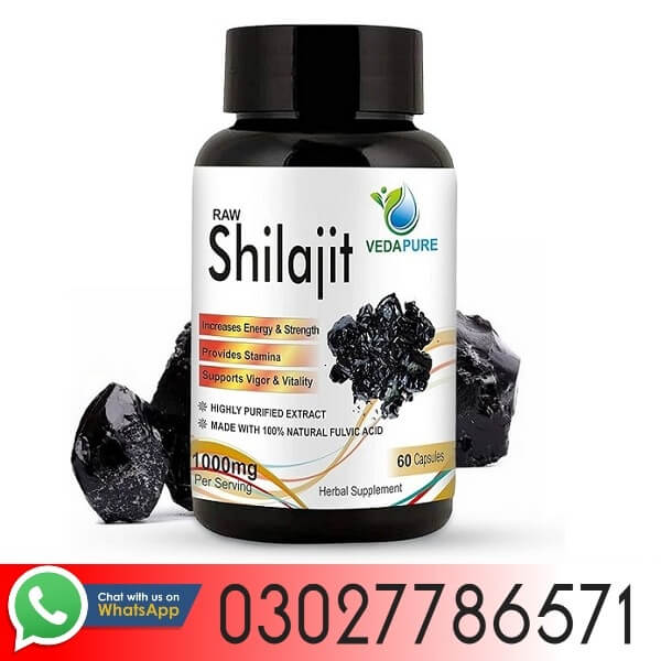 Vedapure Raw Himalayan Shilajit Capsules In Pakistan 